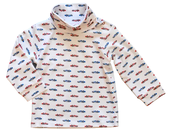 Red Cobra Car Turtleneck Shirt