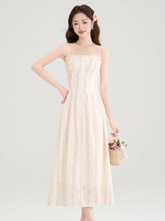Romantic Lace Corset Dress & Knit Bolero
