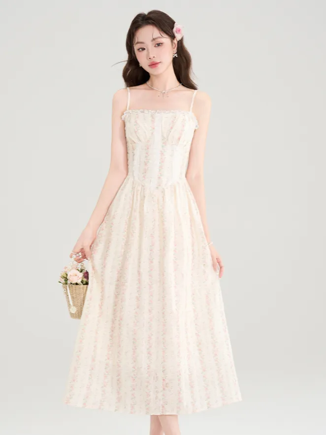 Romantic Lace Corset Dress & Knit Bolero