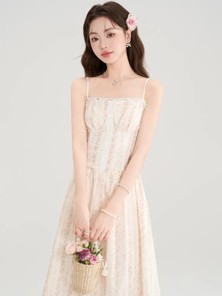 Romantic Lace Corset Dress & Knit Bolero