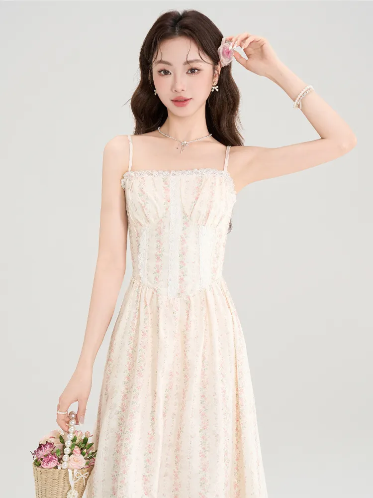 Romantic Lace Corset Dress & Knit Bolero