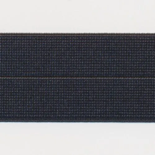 Shiny Knit Stretch Ribbon #105 Steel Black