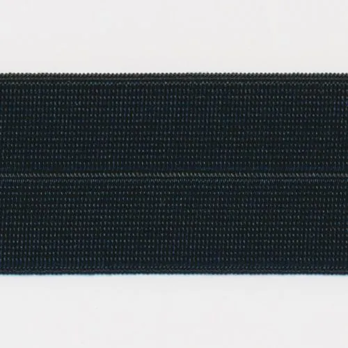 Shiny Knit Stretch Ribbon #50 Black