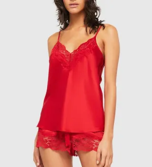 Silk Cami - Red Chilli