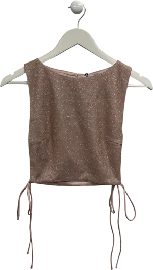 SLA the label Nude Lou Lace Up Top UK S