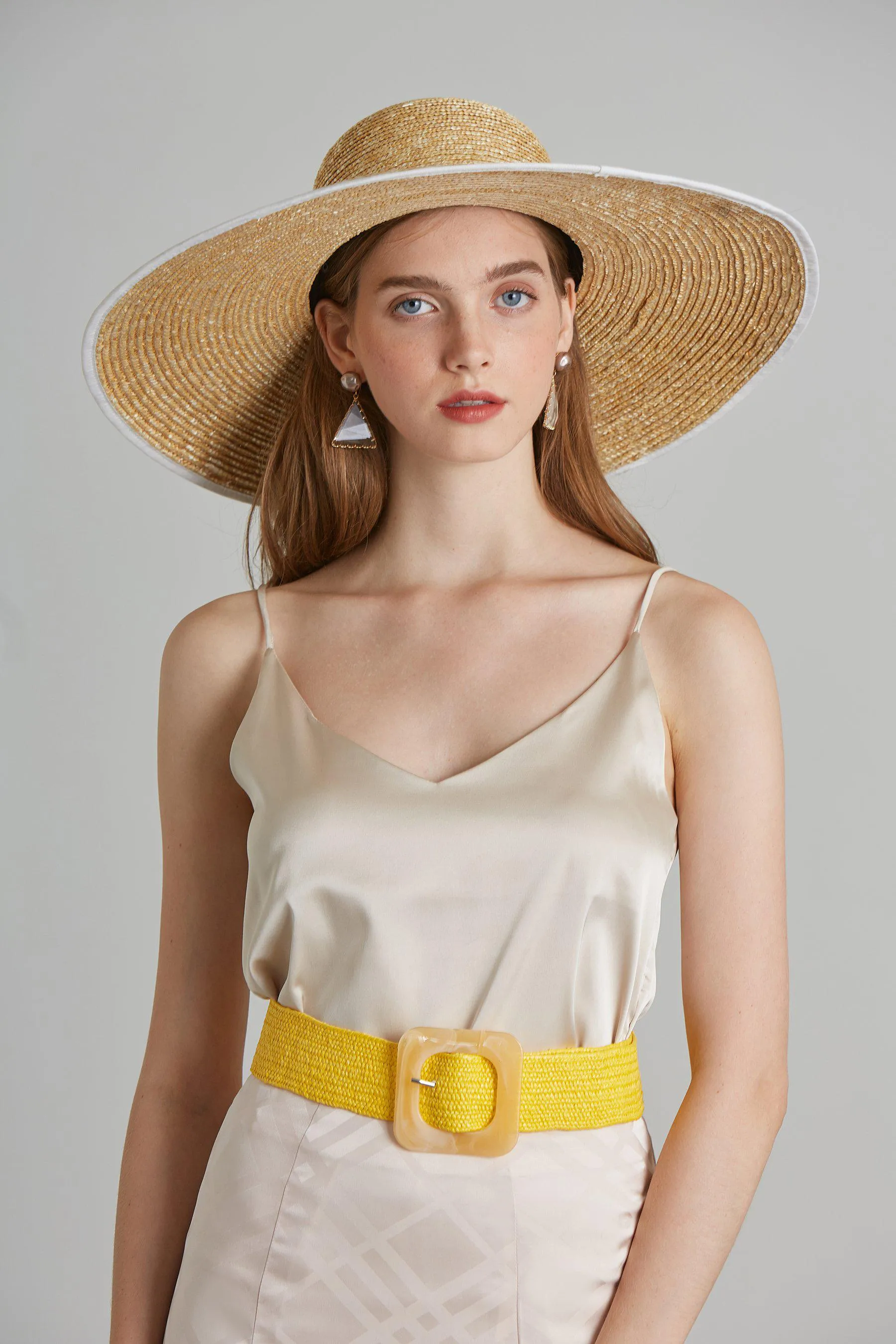 Spell Satin Camisole - Beige