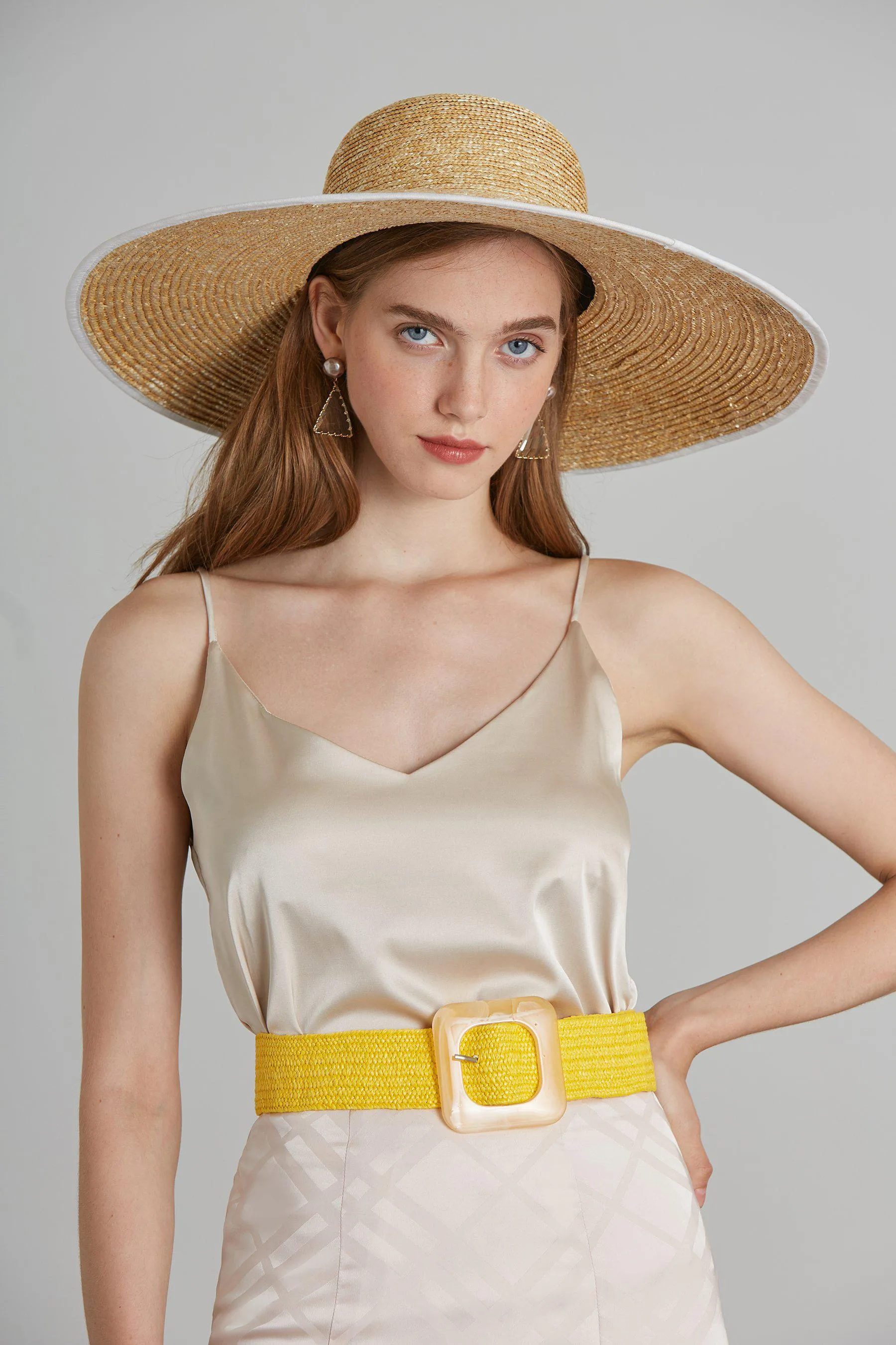 Spell Satin Camisole - Beige