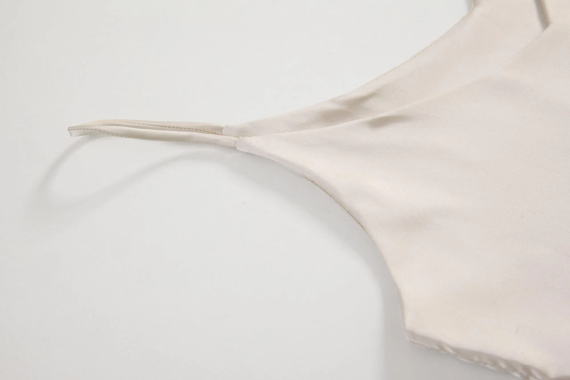 Spell Satin Camisole - Beige