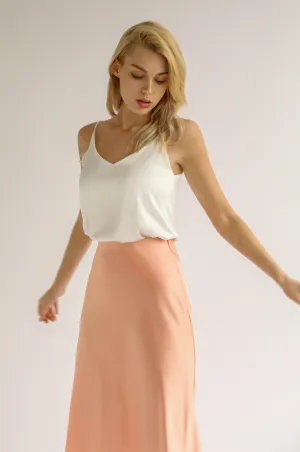 Spell Satin Camisole - White