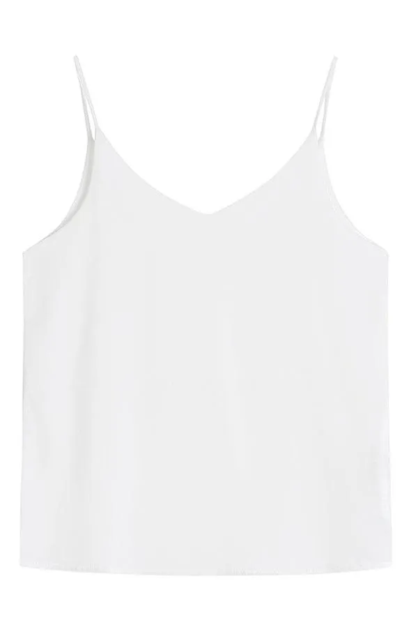 Spell Satin Camisole - White