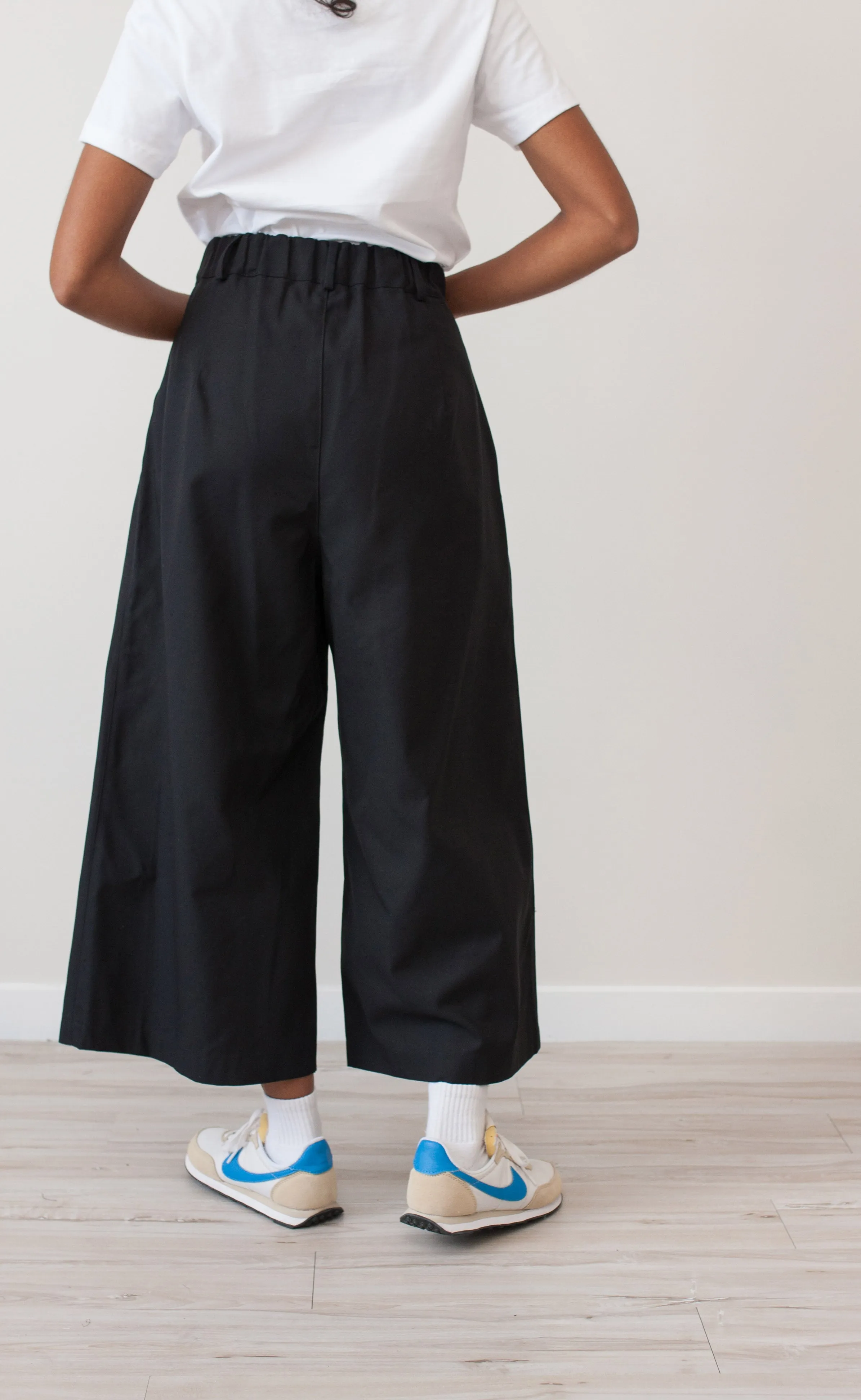 The Minimalist - Black Wayward Fit Pants