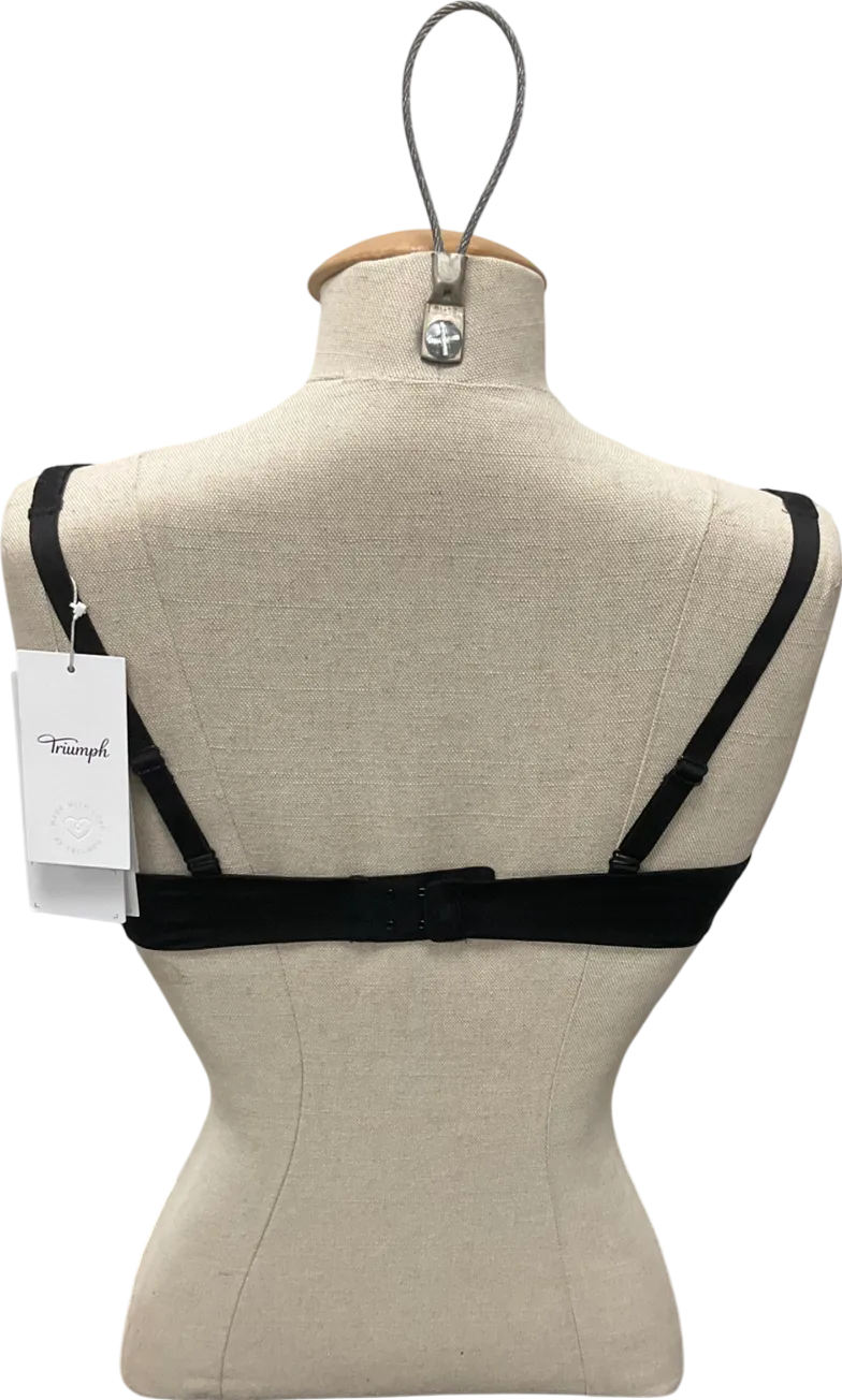 Triumph Black Body Make Up Illusion Lace Balconette UK 34B