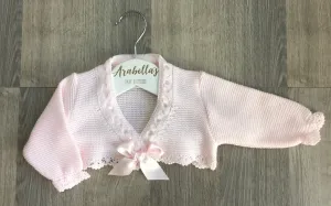 VB BY JULIANA - Baby Pink Knitted Bolero