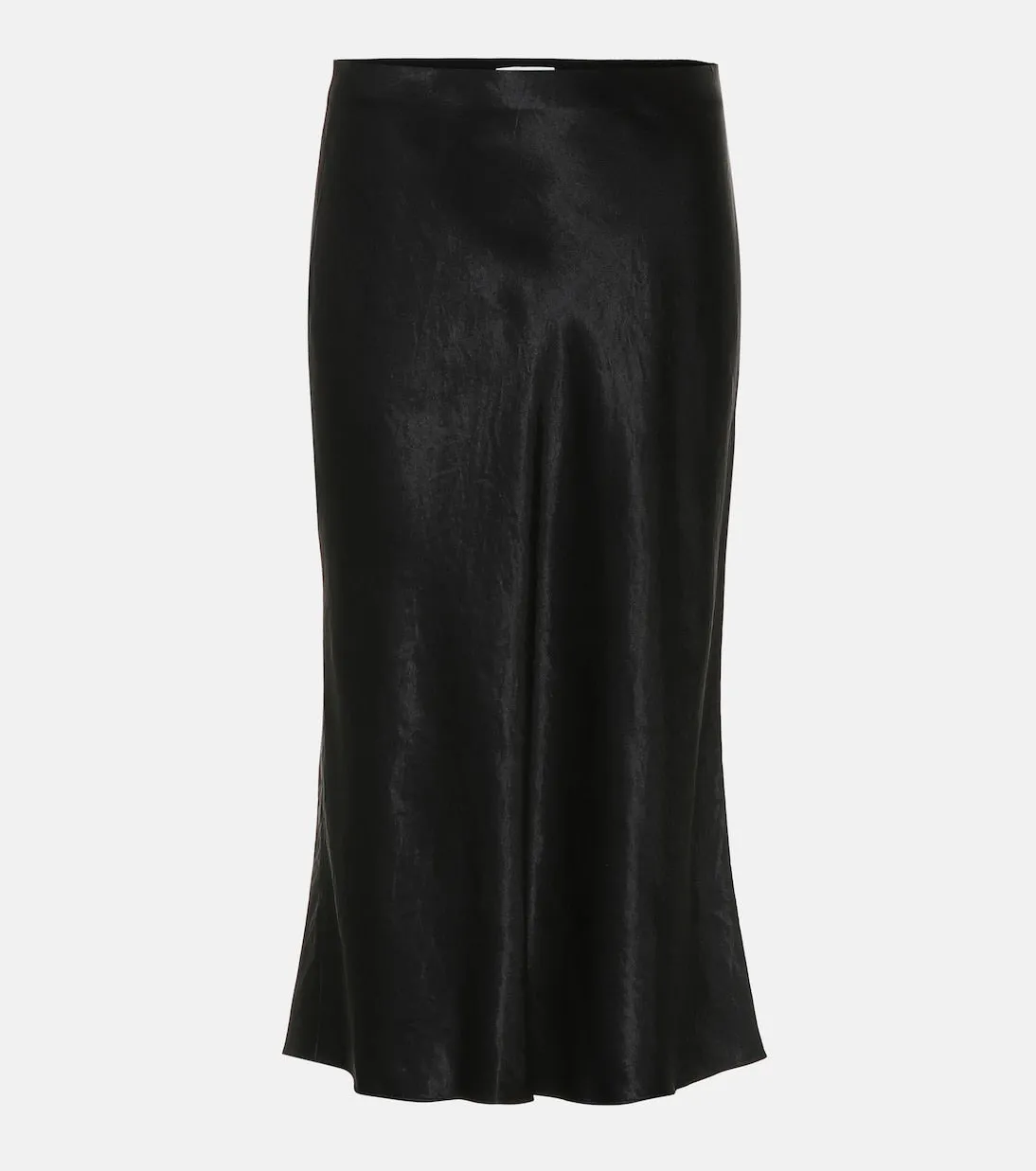 VINCE Satin slip midi skirt