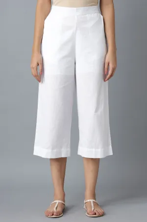 White Cotton Trouser
