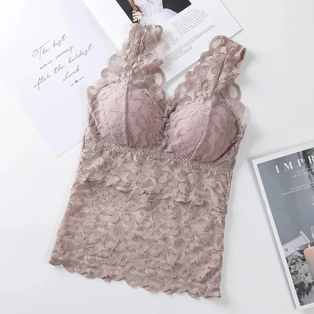 Women's Summer Crop Top, Sexy Lace