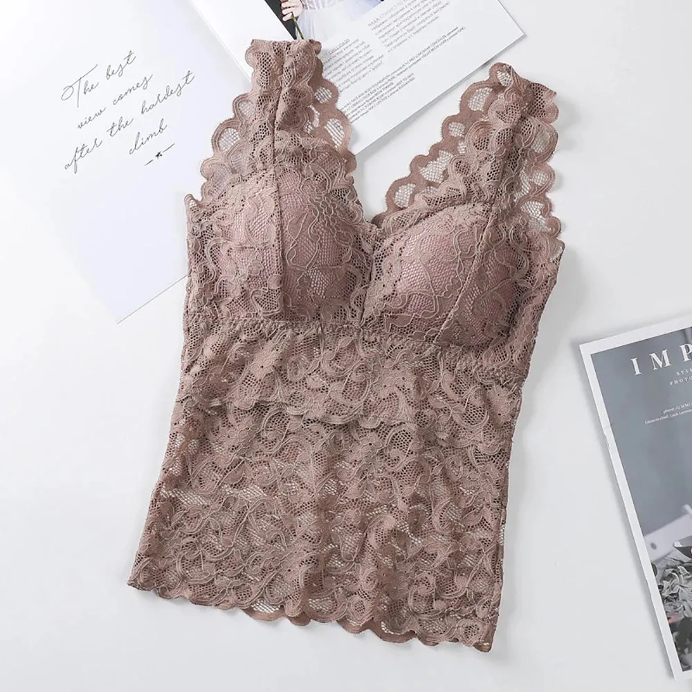 Women's Summer Crop Top, Sexy Lace