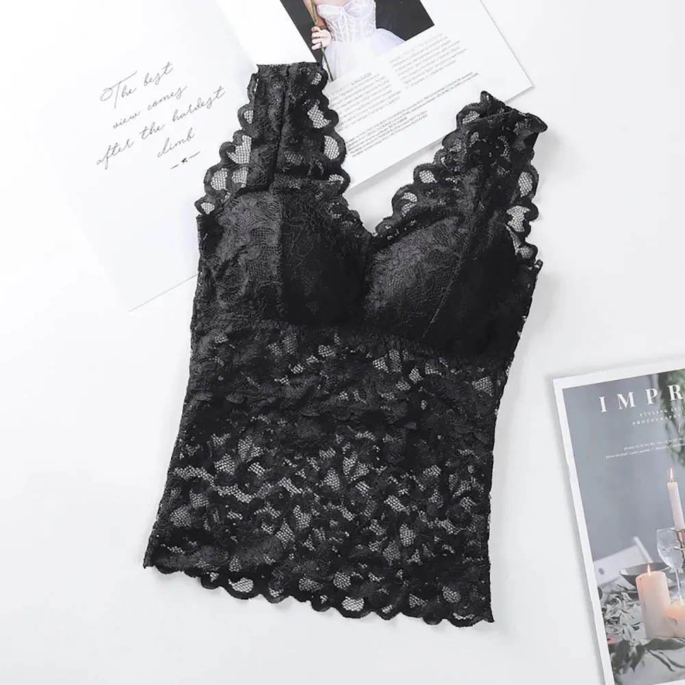 Women's Summer Crop Top, Sexy Lace