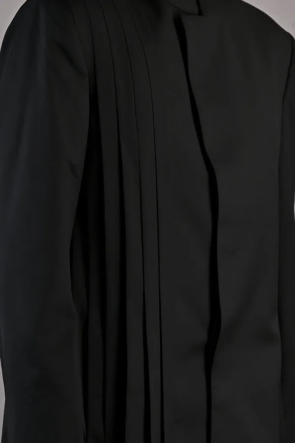 Zahir Bandhgala Pleated Jacket Set